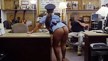 XXX PAWN is a Latina police officer with a large booty who is desperate for cash money.
