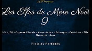 French dirty chat female solo is featured in Mother Christmas's Elves number nine.