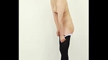 Naked after marriage, a housewife who had attended gymnastics college