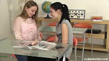 Students who are giving their pussies a spanking