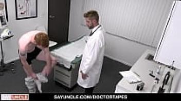 Doctor Johnny Ford, a pervert, administers a testosterone injection to a patient who is adorable.