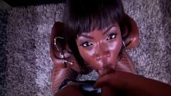 At the very end, she had oral sex and cum on her face.