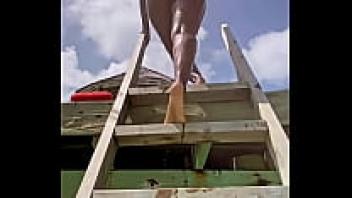 Iza in the water, hot and steamy