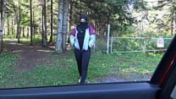 The decision of a German police officer to bring out his enormous cock causes a Turkish milf to become agitated.