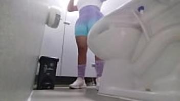 A gym girl takes a video of herself pissing in a public restroom and sends it to me.