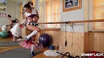 Gym: Sensual Cheerleader for The Brats The gym is where Jane finds her true love.
