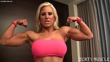 Barbie Muscle Megan Avalon Is A Hot Tease In Hotel Rooms