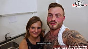 Chubby German is thrilled to be having sex with EroCom Date, her new acquaintance.