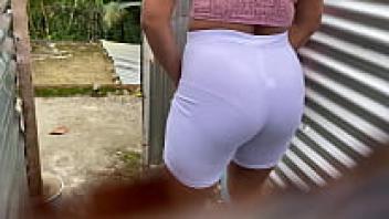 Unaware that a camera is recording a woman in a beach dressing room (AMATEUR AMATEUR)