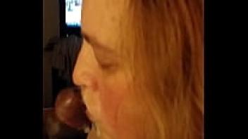 Eating my come while cheating, BBW