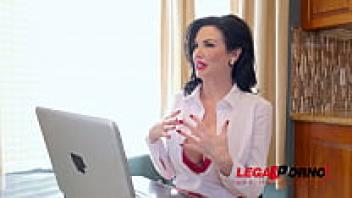 Veronica Avluv, a real estate agent, BBC Double Penetration AB025