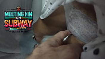 Crazy Fantasy On the subway, a stranger lifted my skirt and touched my pussy, and I liked it!