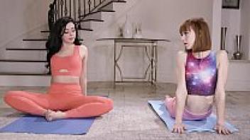 Whitney Wright and Alexa Nova's Bitchy Yoga Girls Eat Pussies