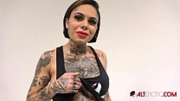 Interview with Genevieve Sinn, a cute, busty, tattooed girl