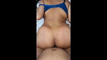 Couple enjoys doggystyle.