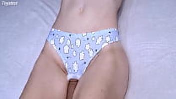 Teasing Stepsister Following Panties Cumshot. StepSister wants me to enter her so badly.