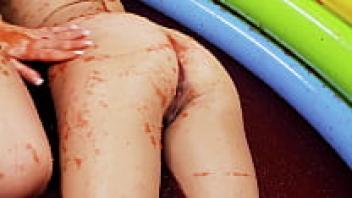 Sapphic film featuring Lou Lou and Christine Love. Two girls with smooth blonde vaginas enjoy licking each other's pussies.