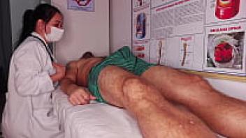 I developed an erection in front of the nurse.