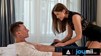 JOYMII - Gorgeous Sybil Gets Creampied While Riding Her Real Estate Agent For A Large Discount