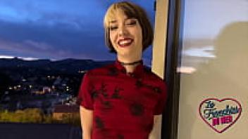 Oney, the young naughty girl, craves double penetration.