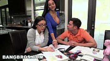 BANGBROS - Step Mom MILF Ava Addams' Threesome With Teen Daisy Summers