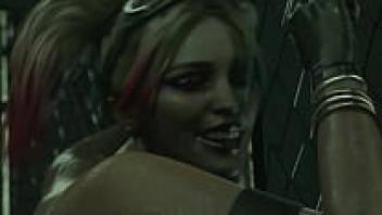 High-quality animation of a passionate girl seeking climax.