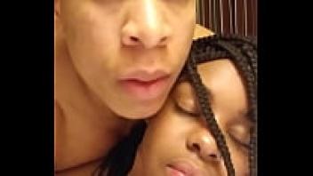 Ebony loved being hard and nasty in the hotel room.