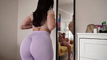 Wtf, Step Sister, You look like a babe! Are you going to the gym in this t-shirt???