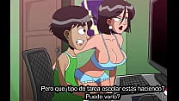 My stepmother caught me.