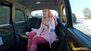 Fake Taxi - Pink-haired wonder lover has her pussy CREAMPIED.