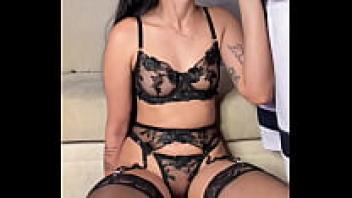 Vertical Lingerie Blowjob.