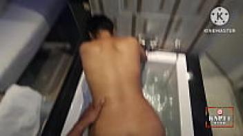 Love Thai Milf. I cum in her pussy while bathing, then move to bed and cum in her pussy again.