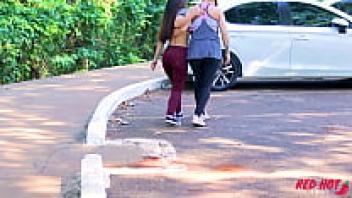 A TEEN WAS HELPED BY A HOTWIFE AND LOVED BY A COUPLE.