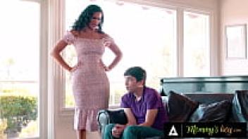 Penny Barber, the irritated MILF of Mommy's Boy, corrects his misbehaving stepson in every way.