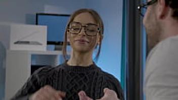 Wicked: A stunning blonde beauty receives intense love on her cam in full scene