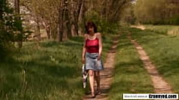 Mature Bessie loved well in the wild.