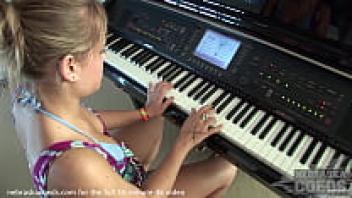 College sorority girls at the beach home, casually nude