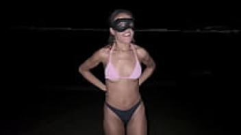 Novinha nearly got caught engaging in sexual activity on the beach.