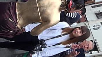 The attire is inappropriate as the nipples are seen during the Osu Gold Powder Show.