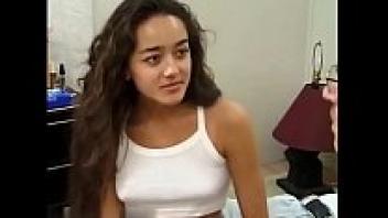 18-year-old skinny girl masturbating in an old pornographic