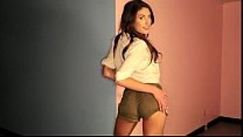 POV of a long-legged, busty brunette who likes