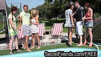 Pool Party Orgy: 5 women, 2 men Confidential Friends
