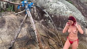 Something unexplained appeared to me on the beach trail.