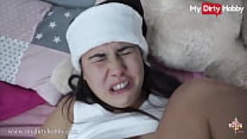 Jenny Stella, a young babe, enjoys being loved.