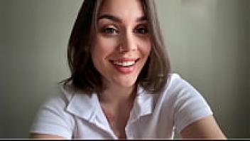 After having sex, the mischievous stepsister gets a doggystyle facial.