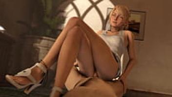 Lunafreya dressed in jizz and affection.