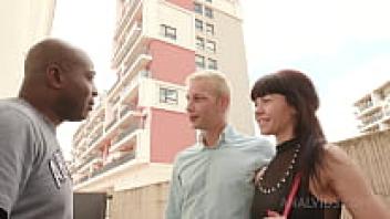 With Sasha Colibri, kinky black cuckold sex KS043