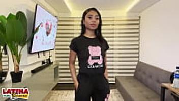 Tiny Teen Tries Anal in a Latina Porn Casting