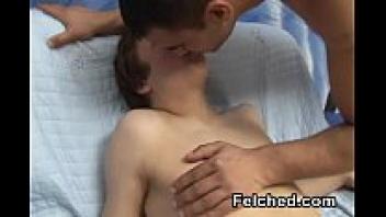 Gay men having sex while feeling their ass sperm