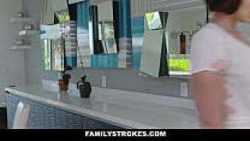 FamilyStroke: Kinky stepMOM Big Cock Eating Stepson